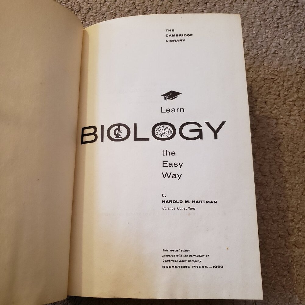 Vintage science textbook themed book set - Picture 5 of 9